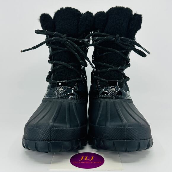 Storm by Cougar Women's Camila Black Waterproof Winter Polar Duck Boots Size 7 - Picture 2 of 11
